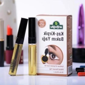 Resim Aesco Kaş ve Kirpik Bakım Yağı, 20 Ml, Iki Farklı Uygulama Aparatı ile 