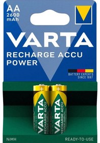 Resim Varta 2600mah Aa Şarj Edilebilir Pil 2'li Paket 