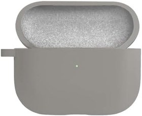 Resim Microsonic AirPods Pro 3 Liquid Silicone Lansman Gri [AirPods Pro 3 ile Uyumlu Kılıf - Gri] 
