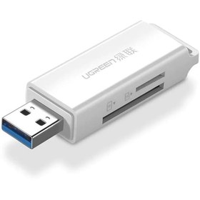 Resim Ugreen Usb 3.0 Sd Ve Micro Sd Kart Okuyucu Beyaz 