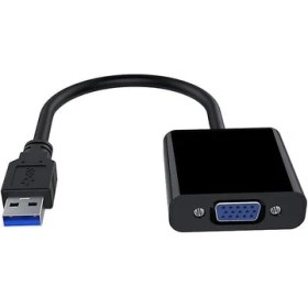 Resim Boblov USB 3.0 To VGA Çevirici Dönüştürücü Adaptör Kablosu Usb Vga Kablo 