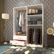 Resim Kenzlife giysi dolabı şemsettin 175*120*40 byz gardırop 2 çekmeceli 