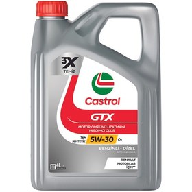 Resim Castrol GTX 5W-30 C4 Tam Sentetik Motor Yağı 4 L 