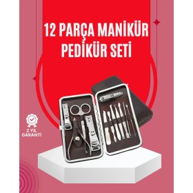 Resim Şık ve Dayanıklı Çok Amaçlı Kişisel 12 Bakım Seti 