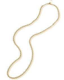 Resim Petite Ninon Pompadour Oval Mor Charm - Mor / Altın Kaplama / 60cm Zincir Kolyeli 