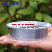 Resim 1 Makara JESHUPEY 100m / 109YD Naylon Olta İpi - Yüksek Mukavemetli Aşınmaya Dayanıklı Monofilament, Tatlısu ve Tuzlu Su Tekne Balıkçılığı için Gri Ana Hat, Tatlısu Balıkçılığı | Makara Tasarımı | Esnek Naylon Malzeme, JESHUPEY 