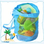 Resim ELAVEROMO Büyük Kapasiteli Plaj Ağı Çantası - Dayanıklı Polyester, Katlanabilir Tutacaklı, Oyuncaklar, Plaj Gereksinimleri ve Daha Fazlası için İdeal, Yaz Seyahatleri, Plaj Gereksinimleri Düzenleyici | Dekoratif Palmiye Ağacı Tasarımı | Dayanıklı Tutacaklı Çanta, Plaj Tote Çantası 