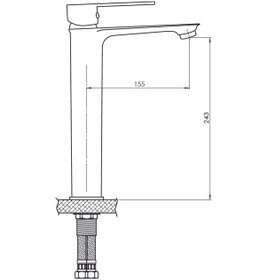 Resim Gpd Provido MSL155-A Set Üstü Lavabo Bataryası Altın 