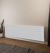 Resim Warma Teos Yatay Çelik Radyatör 1800x595 Pütürlü Beyaz Ral 9016 