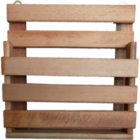 Resim Apak Ahşap Dekoratif Gazatelik Posta Kutusu 