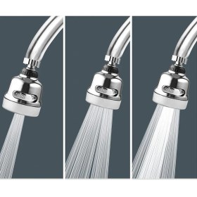 Resim Easy Toptan 3 Fonksiyonlu Krom Oynar Musluk Başlığı 