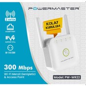 Resim Powermaster Pw-Wr22 300 Mbps 2 Anten Usb Wifi Repeater+Access Poi Diğer