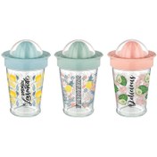 Resim Renga Desenli Cam Narenciye Sıkacağı - 450 ml - Asorti 