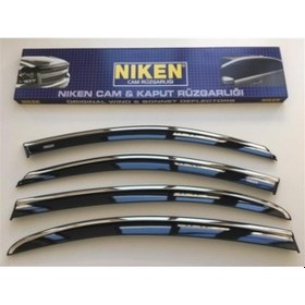 Resim Niken Renault Clıo Iv 2013- Kromlu Cam Rüzgarlığı 4 Lü 