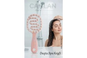 Resim İlk El Grup Silikon Saç Masaj Tarağı – Saç Yıkama Tarağı Duşta Rahatlatıcı Yıkama ve Derin Temizlik Etkisi 