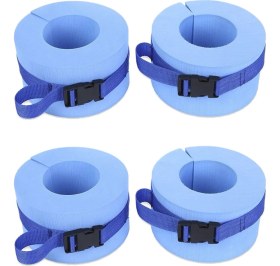 Resim Smooth12 4x Yüzme Ağırlıkları Sucul Manşetler Su Aerobikleri Şamandıra Yüzüğü Fitness Egzersiz Seti Egzersiz Ayak Bilekleri Kollar Kemerler (Yurt Dışından) 