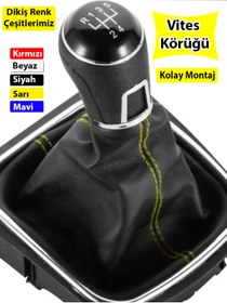 Resim GD Life Her Araca Uyumlu sari Dikiş Vites Kılıfı 