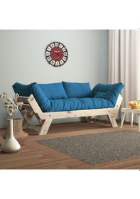 Resim Adalar Masif Natural-mavi Renk 2li Kanepe Cpt8109-210 