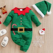 Resim 2'li Noel Tarzı İlkbahar ve Sonbahar Şapka Seti 