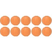 Resim Novahub 10 Adet 6 Yuvarlak Pembe Çin Kağıt Fenerleri - Düğün, Partisi İçin Şenlikli Asılı Top Feneri 