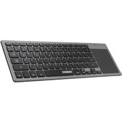 Resim Everest EKW-61 Bluetooth+2.4 GHz TouchPad Mouse Q Mac/Win/Android/Ios Uyumlu Kablosuz TV Klavye 