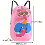 Resim Cloud011 Pembe Geniş Kapasiteli Yüzme Çantası Outdoor Kıyafet Torbası Pembe 