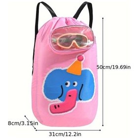 Resim Cloud011 Pembe Geniş Kapasiteli Yüzme Çantası Outdoor Kıyafet Torbası Pembe 