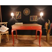 Resim Wooding 100 cm Çekmeceli Masif Çalışma Masası 