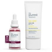 Resim The Purest Solutions Canlandırıcı & Cilt Tonu Eşitleyici Yüz Peeling Serum + SPF+50 Güneş Koruyucu 
