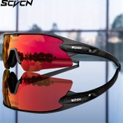 Resim SCVCN Erkekler ve Kadınlar için Bisiklet Gözlüğü - PC Lensli, TR Çerçeveli, Bisiklet Sürme, Balıkçılık, Yürüyüş ve Golf için İdeal, Yüksek Performanslı Spor Gözlüğü, Bisiklet Aksesuarı 