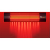 Resim Yeni Nesil Halojen Dış Mekan Isıtıcı Kırmızı 2000 Watt 