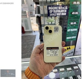 Resim Apple iPhone 15 İkinci El TR | 128 GB | Sarı 
