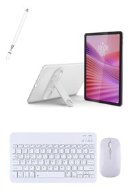 Resim LENOVO Tab 4GB RAM 128 GB HAFIZA 10.1"İNCH M10 GRİ TABLET+ŞEFFAF KILIF+ BEYAZ KLAVYE MOUSE+BEYAZ KALEM 
