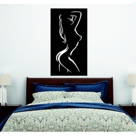 Resim Dekor Treni Estetik Kadın Dekoratif Ahşap Tablo-1 