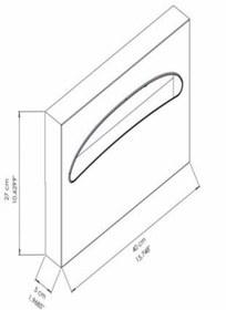 Resim KG-GOLDPAPER 7656-s Siyah Mat Boyalı Paslanmaz Wc Paslanmaz Çelik Klozet Kapak Örtüsü Dispanseri Aparatı 