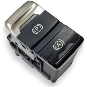 Resim Audi A5 2008-11 Elektrikli Park El Freni Düğmesi Tuşu 8K1927225C 