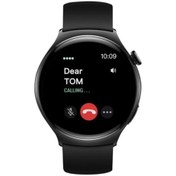 Resim haino teko germany RW34 Watch 4 Amoled Ekran Android İos HarmonyOs Uyumlu Akıllı Saat Siyah 