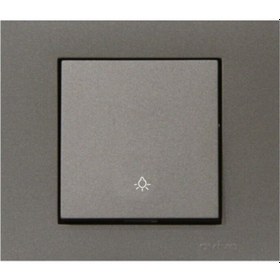 Resim Seldur Grano Antrasit Light Anahtarı Ve Çerçeve Klasik 