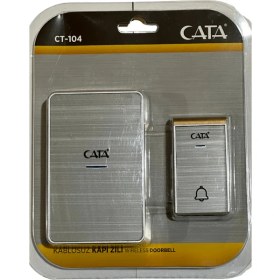 Resim Cata CT-104 Kablosuz Kapı Zili (Gri)(4 Adet) 