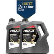 Resim Brava Syntech 10W-40 Yarı Sentetik Motor Yağı 2 x 4 L 