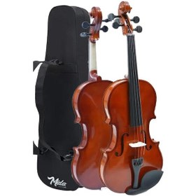 Resim Midex CVL-744-TYS Profesyonel 4/4 Keman Seti (Yastık Tel Reçine Çanta Susturucu Yay) 