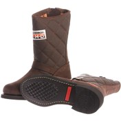 Resim Brown Hakiki Deri Kadın Bot & Bootie HD0777005303 
