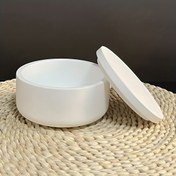 Resim DIY Mum Kavanozları & Saklama Kutuları için Çok Yönlü Silikon Kalıp - Yuvarlak, Kalem Tutucular, Alçı, Beton, Çimento, Sukulent Saksıları için Kapaklı Çok Amaçlı El Sanatları Kalıbı - Ev Dekorasyonu ve El Sanatları Projeleri için İdeal, Mum Kalıpları Silikon 