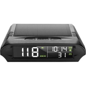 Resim Creatorally Araba Kablosuz Headup Ekran Güneş Gps Dijital Kilometre LCD Ekran ile Aşırı Hız Alarmı Kmh / Mph Zaman / Yükseklik / Sıcaklık / Hız Göstergesi (Yurt Dışından) 
