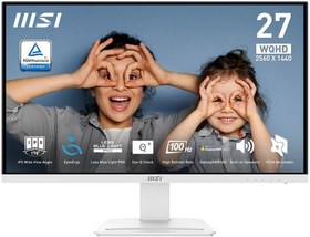 Resim 27 MSI PRO MP273QW E2 2560x1440 (WQHD) 16:9 FLAT IPS 100HZ 1MS FREESYNC PIVOT MONITOR 