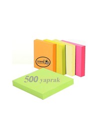 Resim Yapışkanlı Postit 5 Renk 75x75 Mm 1 Paket Artlantis Yapışkanlı Not Kağıdı 5 Li 1 Paket 