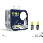 Resim NIKEN 125 H3 55W SARI IŞIK AMPUL PK22S 2800K UNIVERSAL 