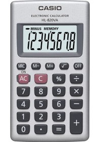 Resim Casio HL-820VA-W Cep Tipi 8 Hane Hesap Makinesi 