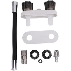 Resim EMUKOEP RV Dış Mekan Duş Bataryası, Yönlendiricili Hızlı Bağlantılı Dış Vana, Uygun Su Akış Kontrolü Için RV Dış Duş Bataryası 