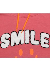 Resim Milenawear By Milena Kız Çocuk Smile Baskı Sweatshırt Nar Çiçeği 